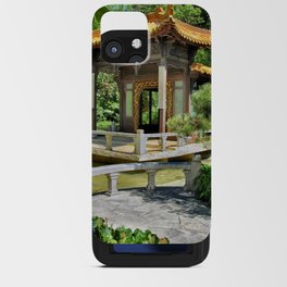 China Photography - Beautiful Chinese Garden With A Small Shrine iPhone Card Case