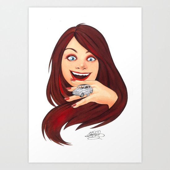 Little Car Art Print