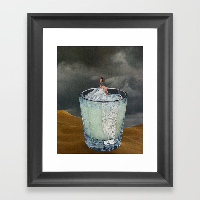 DRINK by Beth Hoeckel Framed Art Print