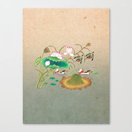 Minhwa: Duck Pond B Type Canvas Print