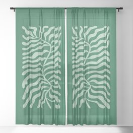 Fun Sage: Matisse Edition Sheer Curtain