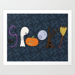 Spooky Art Print