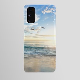 Ocean Beach Waves Sunset Photo Android Case