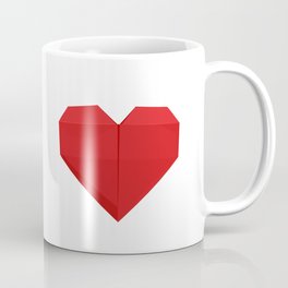 Origami Heart Coffee Mug