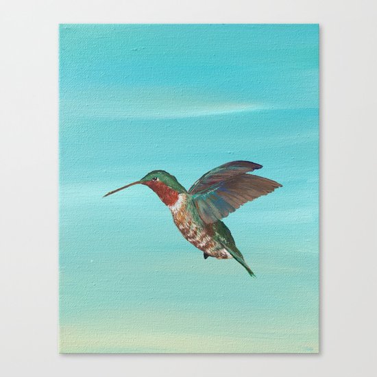 Hummingbird on the Move Canvas Print
