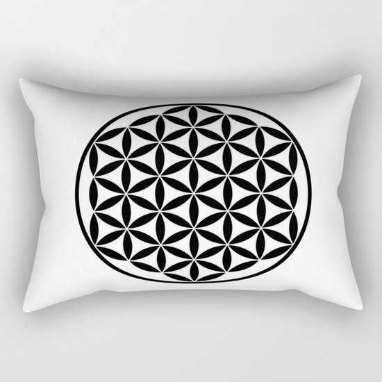 Pure Energy The Flower of Life Rectangular Pillow