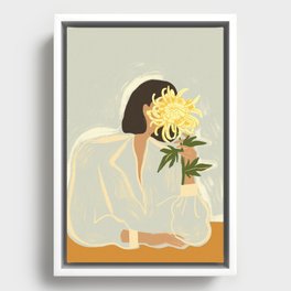 The Chrysanthemum Framed Canvas