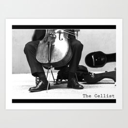 The Cellist Art Print