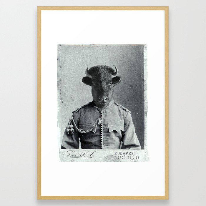 Gen. Bison Framed Art Print