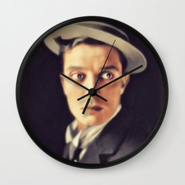 Buster Keaton, Vintage Actor Wall Clock