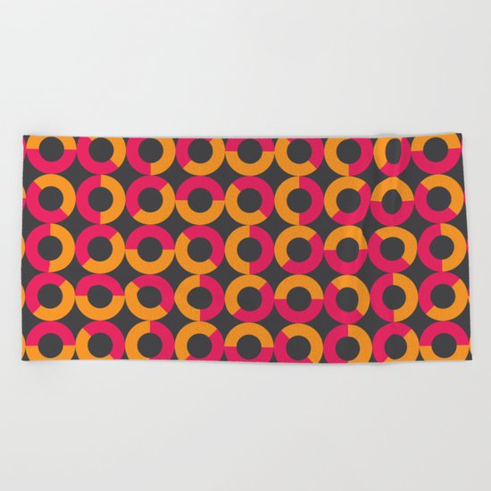 cntmprryptrn01 Beach Towel