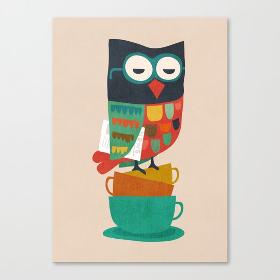Morning Owl Canvas Print