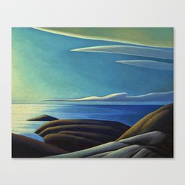 Lake Superior No. III, 1923 maritime seascape painting by Lawren Harris Canvas Print