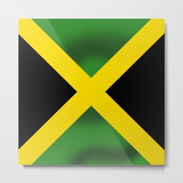 Jamaican Flag Metal Print