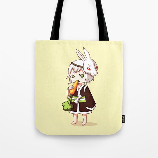 Bunny Mask Tote Bag