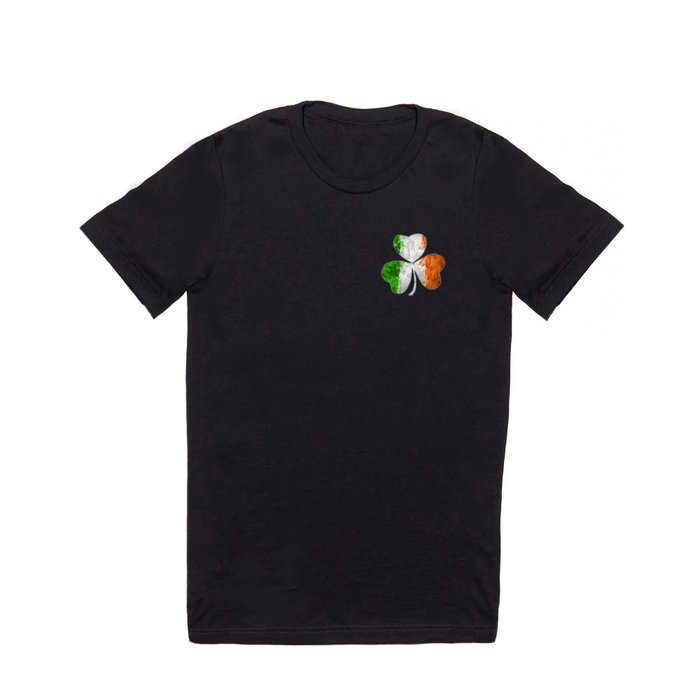 Irish Tricolour Shamrock T Shirt