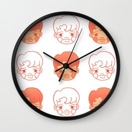 sleepy jongins Wall Clock | Music, Vector, Comic, Illustration 