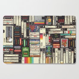 Cassettes, VHS & Video Games Cutting Board