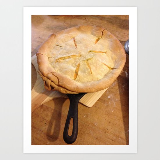 farm house pie Art Print