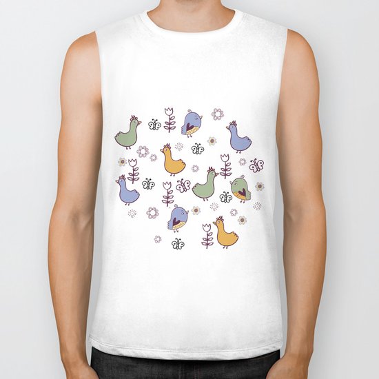 Cute Pattern #3 Biker Tank