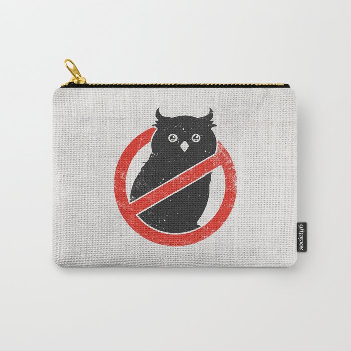 No Owls Carry-All Pouch