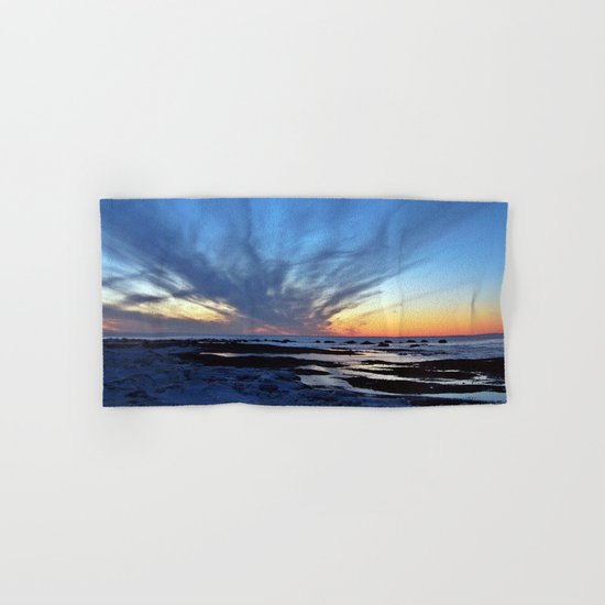 Cloud Streaks at Sunset Hand & Bath Towel