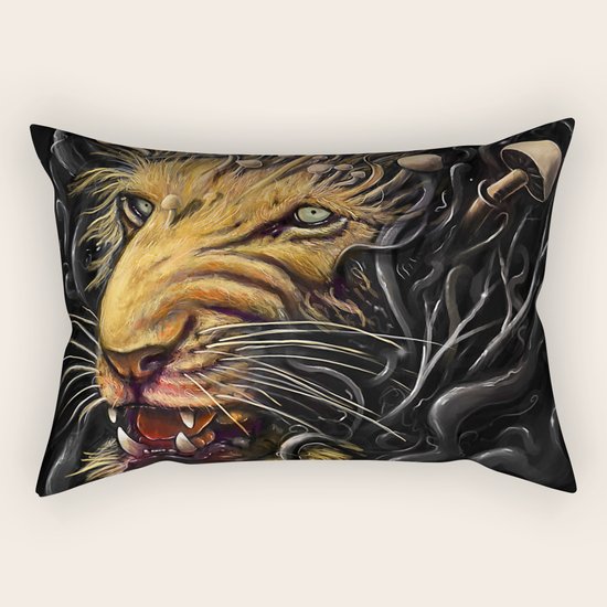 Lion Rectangular Pillow