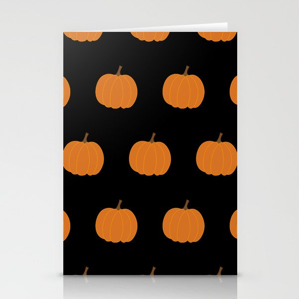 Seamless Pattern with Pumpkins. Halloween Background.  Stationery Cards
