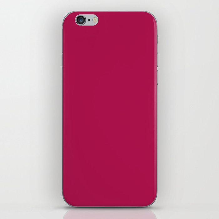 Purplish Red iPhone Skin