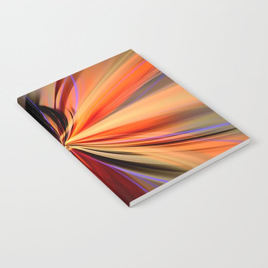 Artistic colourful abstract butterfly Notebook