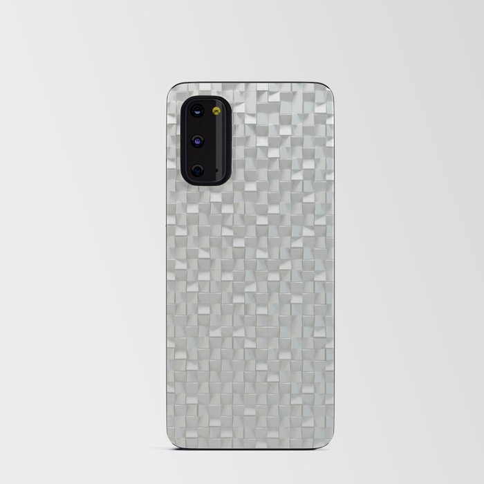 White mosaic pattern Android Card Case