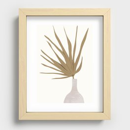 minimal plant 5 Recessed Framed Print