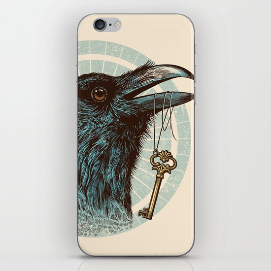 Raven's Head iPhone & iPod Skin