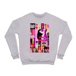 Pop Art Illustration 2 Crewneck Sweatshirt