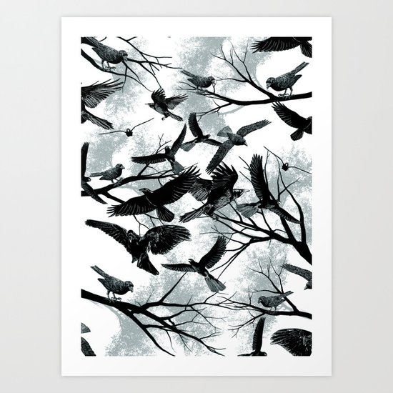 Blackbirds Art Print