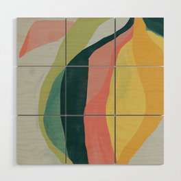 Shapes In Color Harmonics | Abstract Shaped Design Wood Wall Art