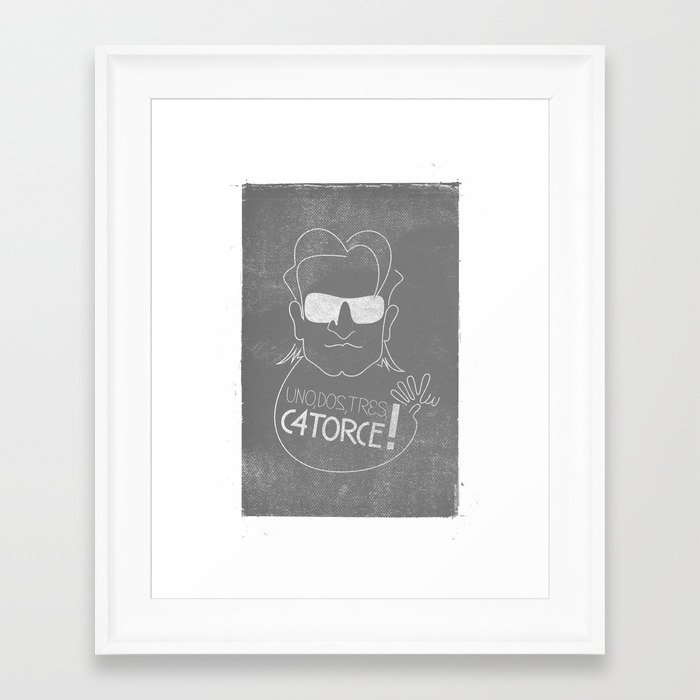 Bono Sunglasses Framed Art Print