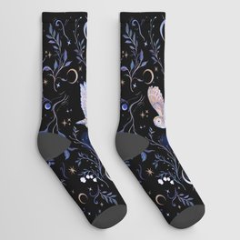 Moonlight Owl Socks