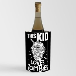 Scary Zombie Halloween Undead Monster Survival Wine Chiller