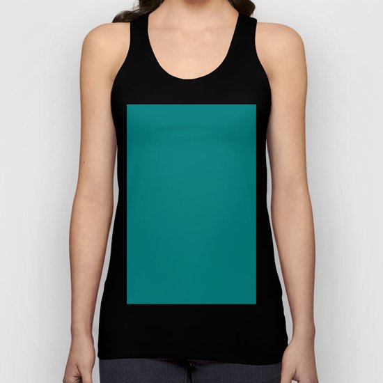 (Teal) Unisex Tank Top