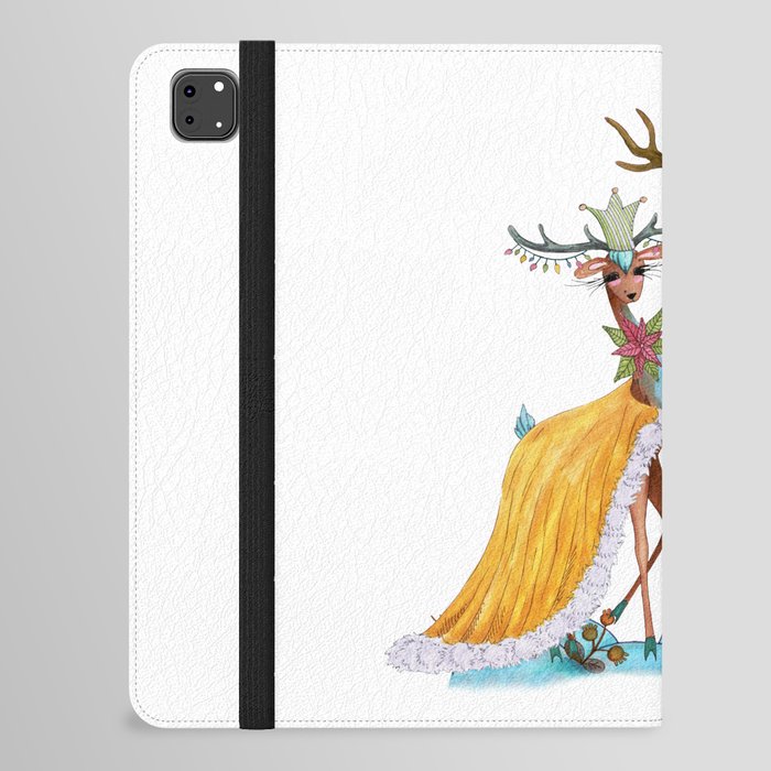 Fashion Christmas Deer 10 iPad Folio Case