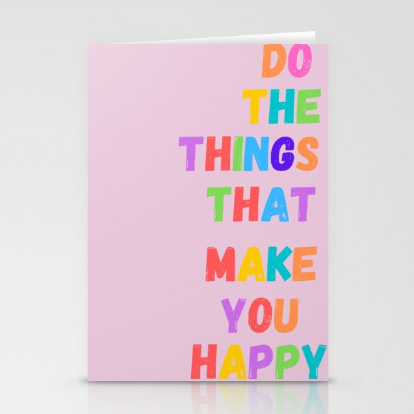 Happiness Quote Print | Motivational Quotes Poster | Happy Inspirational Saying | Wall Art Prints  Stationery Cards