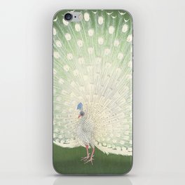 Peacock, Ohara Koson - Japanese Woodcut iPhone Skin