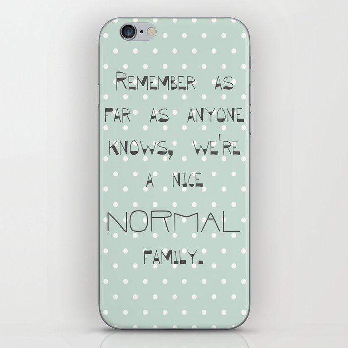 Remember if anyone asks ~ Polka Dots ~ poster ~ typography ~ illistration iPhone Skin