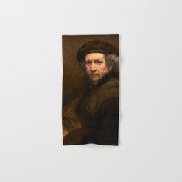 Self-Portrait, 1659 by Rembrandt van Rijn Hand & Bath Towel