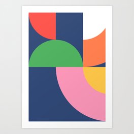Abstract Geometric 16 Art Print