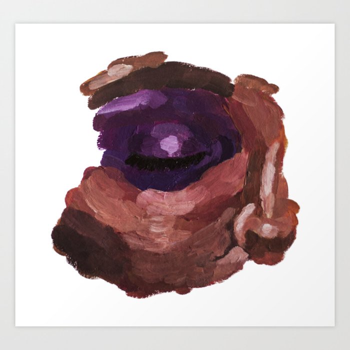 Eye Acrylic Painting Art Print By Tiriri08 Society6