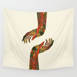 Hand by Hand #3 Wall Tapestry
