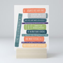 The Ten Commandments Mini Art Print