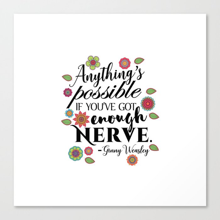 Anything's Possible - Ginny Weasley Leinwanddruck Anything's Possible - Ginny Weasley Leinwanddruck